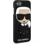 Karl Lagerfeld Karl Body puzdro pre iPhone SE (2020/2022) / 8 / 7 – čierna