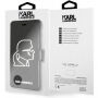 Karl Lagerfeld K-Punk Book puzdro pre iPhone 7 Plus/8 Plus – čierna