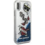 Karl Lagerfeld Karl Captain Carl Liquid Glitter puzdro pre iPhone X – modrá