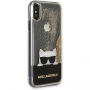 Karl Lagerfeld Choupette Sunglass puzdro pre iPhone X – zlatá