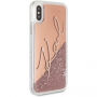 Karl Lagerfeld Signature puzdro pre iPhone X – ružová