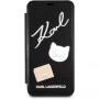 Karl Lagerfeld Pins Book puzdro iPhone X – čierna