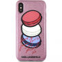 Karl Lagerfeld Paris Glitter puzdro pre iPhone X – ružová