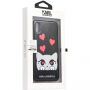 Karl Lagerfeld Original faceplate puzdro pre iPhone X – čierna