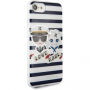 Karl Lagerfeld Sailor Stripes puzdro pre iPhone SE (2020/2022) / 8 / 7 – čierna