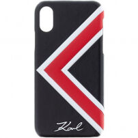 Karl Lagerfeld Graphic K puzdro pre iPhone X – čierna