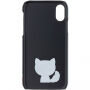 Karl Lagerfeld Graphic K puzdro pre iPhone X – čierna