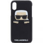 Karl Lagerfeld Sneaky Karl puzdro pre iPhone X – čierna