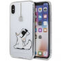 Karl Lagerfeld puzdro pre iPhone X – číre