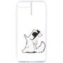 Karl Lagerfeld Choupette Fun-Cord puzdro pre iPhone 7 Plus/8 Plus – číre