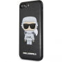 Karl Lagerfeld Space Cosmonaut puzdro pre iPhone 7 Plus/8 Plus – čierna