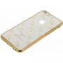 Guess mäkké puzdro pre iPhone 6 / 6S – zlatá