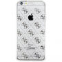 Guess mäkké puzdro pre iPhone 6 / 6S – strieborné