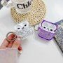 Transparentný obal s trblietkami pre AirPods 3 - číry
