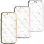 Guess mäkké puzdro pre iPhone SE (2016)/5S – strieborné