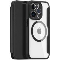 DUX DUCIS Skin X flipové puzdro s MagSafe pre iPhone 13 Pro - čierne