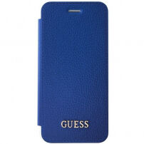 Guess Irideskent Book puzdro pre iPhone SE (2020/2022) / 8 / 7 – modrá