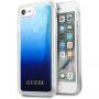 Guess Liquid Glitter kryt pre iPhone SE (2020/2022) / 8 / 7 – tmavomodrá