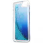 Guess Liquid Glitter kryt pre iPhone SE (2020/2022) / 8 / 7 – tmavomodrá