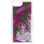 Guess Liquid Glitter kryt pre iPhone SE (2020/2022) / 8 / 7 – ružová s palmou