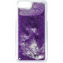 Guess Liquid Glitter kryt pre iPhone 6 Plus/6S Plus/7 Plus/8 Plus – fialová