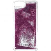 Guess Liquid Glitter kryt pre iPhone 6 Plus/6S Plus/7 Plus/8 Plus – zlatoružová