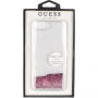Guess Liquid Glitter kryt pre iPhone 6 Plus/6S Plus/7 Plus/8 Plus – zlatoružová