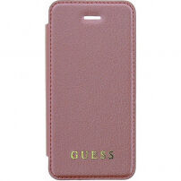 Guess Irideskent Book puzdro pre iPhone 5 / 5S / SE (2016) – ružová