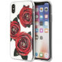 Guess Flower Desire puzdro pre iPhone X – číre