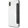 Guess 4G Flower Desire Book puzdro pre iPhone X – sivá