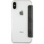 Guess 4G Flower Desire Book puzdro pre iPhone X – sivá