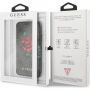 Guess 4G Flower Desire Book puzdro pre iPhone X – sivá