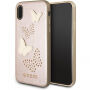 Guess Studs and Sparkle kryt pre iPhone X – zlatoružová