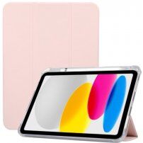 Smart puzdro so stojančekom a priestorom na Apple Pencil pre iPad 10,9" (2022) / 11" (2025) - ružové