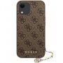 Guess Charms Hard Case kryt pre iPhone XR / 11 – hnedá