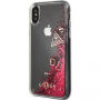 Guess Liquid Glitter puzdro pre iPhone X – červená