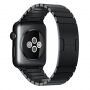 Luxusný oceľový nerezový remienok pre Apple Watch Ultra 49mm / 46mm / 45mm / 44mm / 42mm - čierny