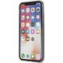 Guess Liquid Glitter puzdro pre iPhone X – strieborná
