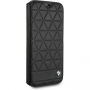 BMW Hexagon Book kožené puzdro pre iPhone X – čierna