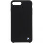 BMW Hard silikónové puzdro pre iPhone 7 Plus/8 Plus – čierna