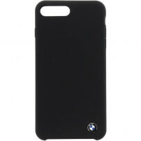 BMW Hard silikónové puzdro pre iPhone 7 Plus/8 Plus – čierna