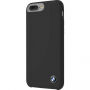 BMW Hard silikónové puzdro pre iPhone 7 Plus/8 Plus – čierna