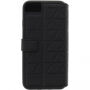 BMW Hexagon Book kožené puzdro pre iPhone SE (2020/2022) / 8 / 7 – čierna