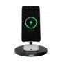 3 v1 magnetický nabíjací stojanček s nočným svetlom pre iPhone / Apple Watch / Airpods - biely