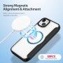 DUX DUCIS Skin X flipové puzdro s MagSafe pre iPhone 15 Plus - čierne