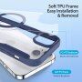 DUX DUCIS Skin X flipové puzdro s MagSafe pre iPhone 15 Plus - tmavomodré