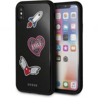 Guess Iconic puzdro pre iPhone X – čierna