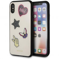 Guess Iconic puzdro pre iPhone X – béžová