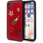 Guess Iconic puzdro pre iPhone X – červená