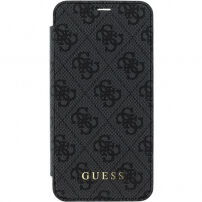 Guess Charms Book 4G puzdro pre iPhone X – sivá